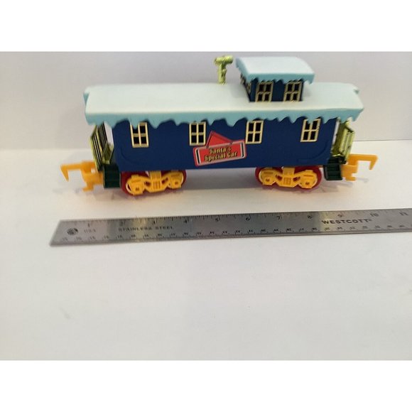 Vintage North Pole Christmas Express Station Train Caboose Special Car Toy State - Picture 2 of 7